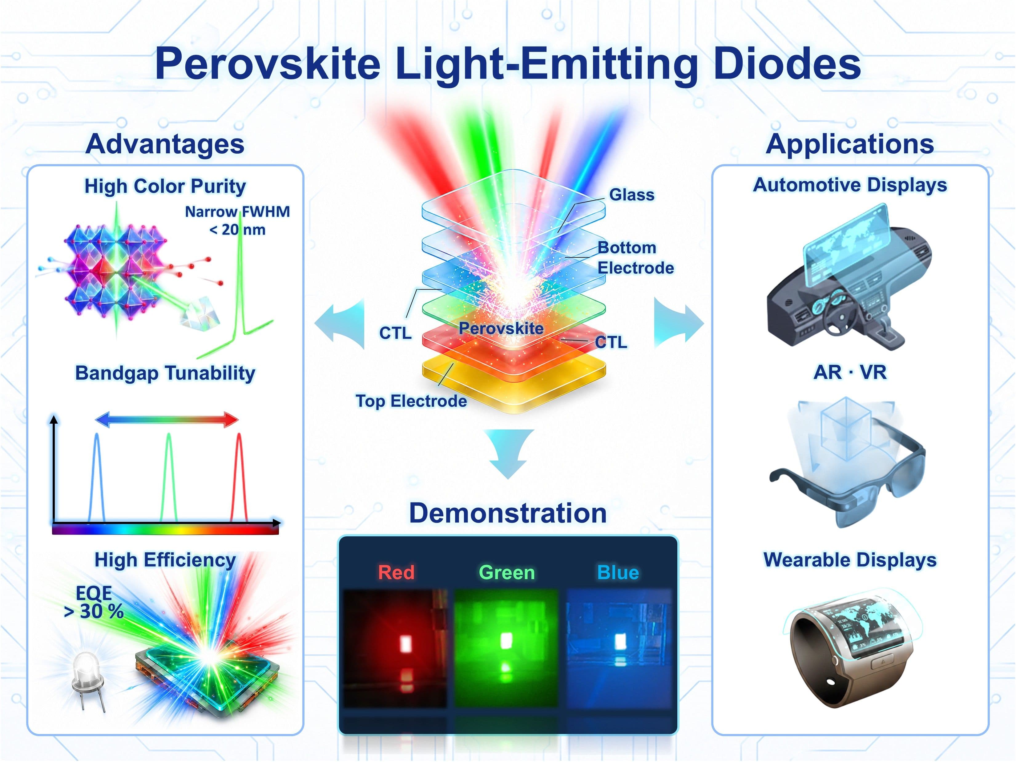 Perovskite LEDs